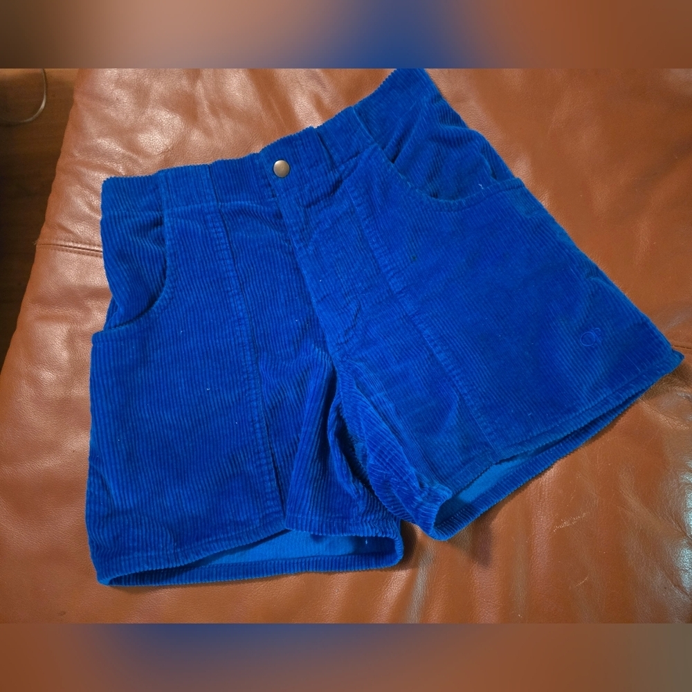 Ocean Pacific Blue Long Rider Corduroy Women’s Shorts Size 5